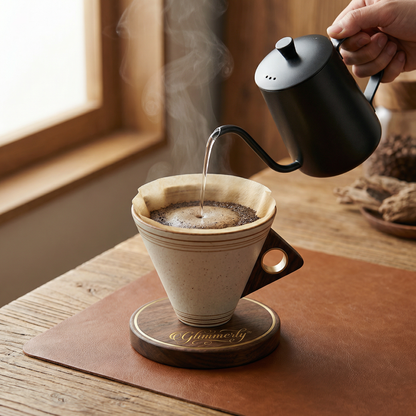 🍵𝑉𝑖𝑛𝑡𝑎𝑔𝑒 𝐶𝑜𝑓𝑓𝑒𝑒 𝑀𝑢𝑔 𝑤𝑖𝑡ℎ 𝑊𝑜𝑜𝑑𝑒𝑛 𝐻𝑎𝑛𝑑𝑙𝑒 & 𝑆𝑎𝑢𝑐𝑒𝑟😆